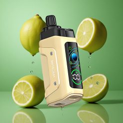 Razz Bar 45000 Puffs Elszívható E-cigaretta Citrom Lime Állítható Légáramlással és 1.0 Ohm Hálós Tekercsel