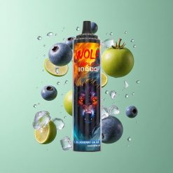 JNR Wolf Niplo 10000 Puffs vape rendelés Magyarország – Blueberry On Ice, 20ml, 650mAh, Type-C, 0%/2%/5%
